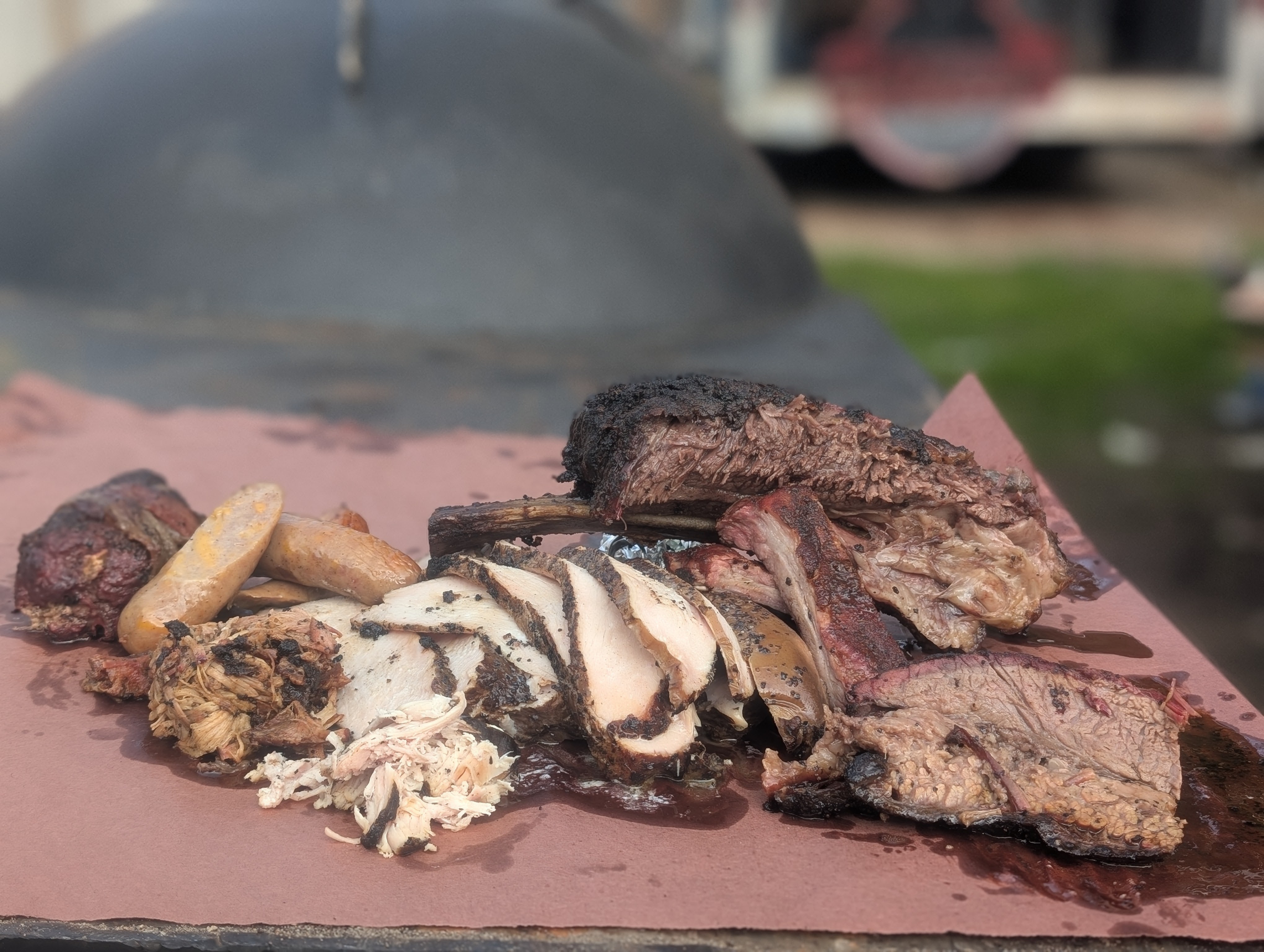 All meats platter ready for catering events